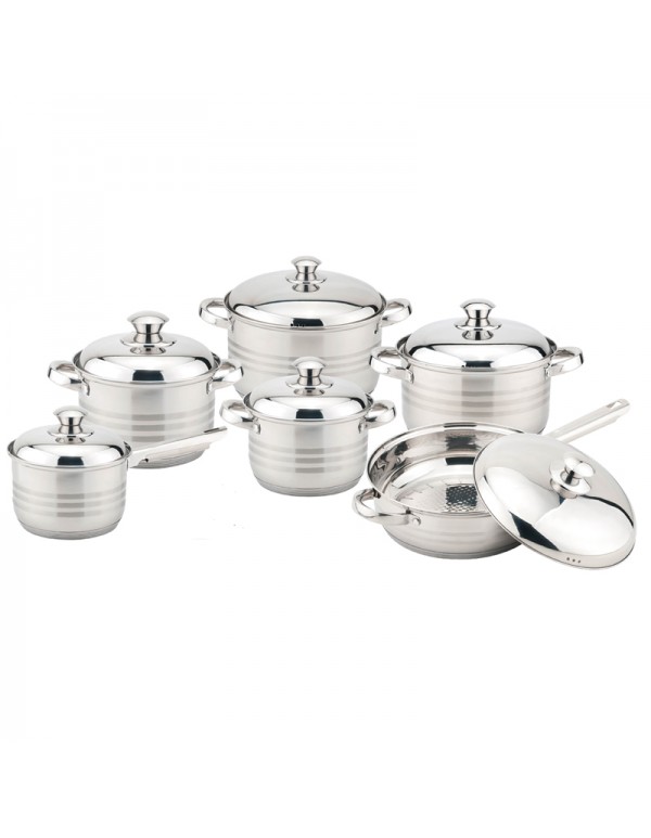7 Pcs Stainless Steel Kitchen Cookware Set RL-CK019