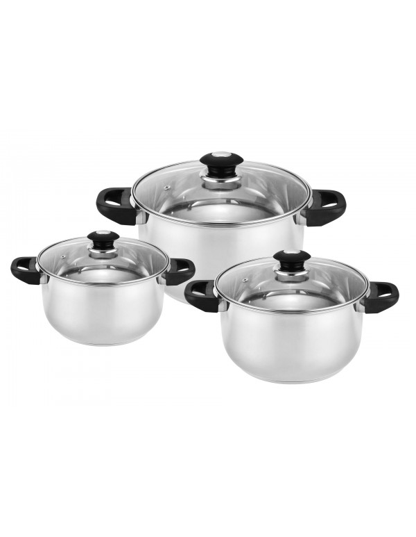 6 Pcs Stainless Steel Kitchen Cookware Set RL-CW067