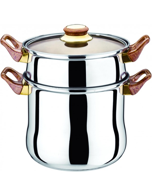 12 Pcs Stainless Steel Kitchen Cookware Couscous Pot Set RL-CW070