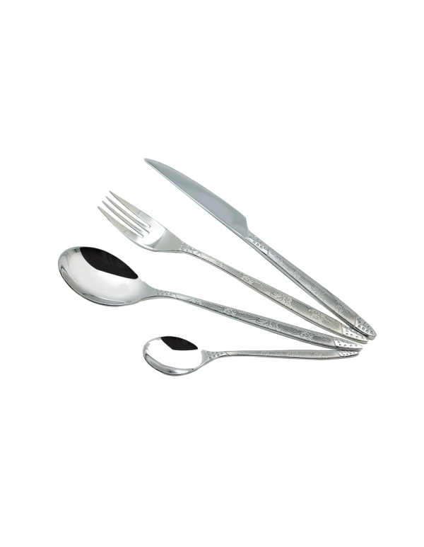 High Quality Stainless Steel Cuterly Set Spoon Folk And Table Knife Various Combination With Optional Giftbox RL-TW0012L-3