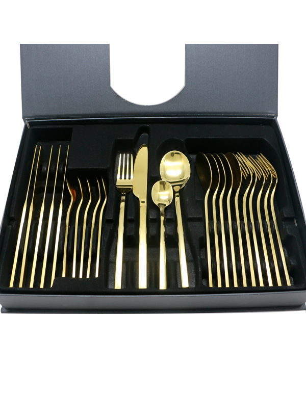 High Quality Stainless Steel Cuterly Set Spoon Folk And Table Knife Various Combination With Optional Giftbox RL-TW0017T-1