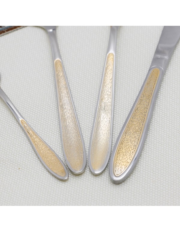 High Quality Stainless Steel Cuterly Set Spoon Folk And Table Knife Various Combination With Optional Giftbox RL-TW00318G