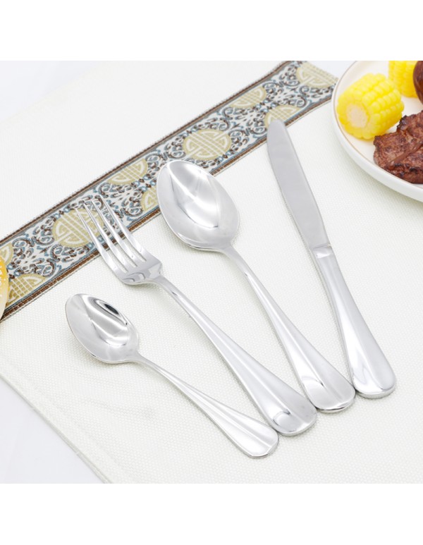 High Quality Stainless Steel Cuterly Set Spoon Folk And Table Knife Various Combination With Optional Giftbox RL-TW0045