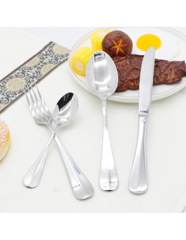 High Quality Stainless Steel Cuterly Set Spoon Folk And Table Knife Various Combination With Optional Giftbox RL-TW0045