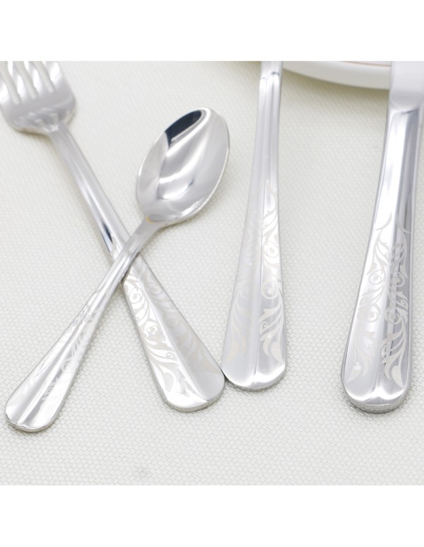 High Quality Stainless Steel Cuterly Set Spoon Folk And Table Knife Various Combination With Optional Giftbox RL-TW0045L-1