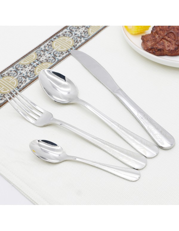 High Quality Stainless Steel Cuterly Set Spoon Folk And Table Knife Various Combination With Optional Giftbox RL-TW0045L-1
