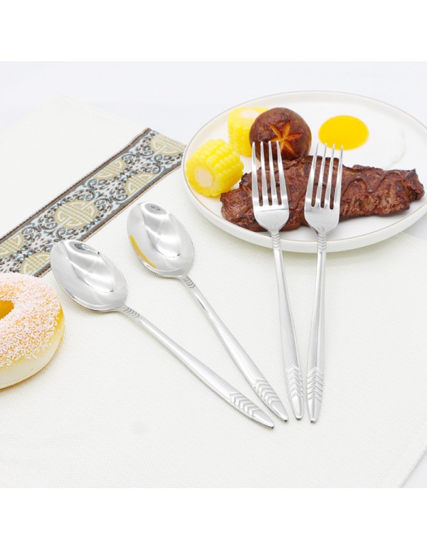 High Quality Stainless Steel Cuterly Set Spoon Folk And Table Knife Various Combination With Optional Giftbox RL-TW0082