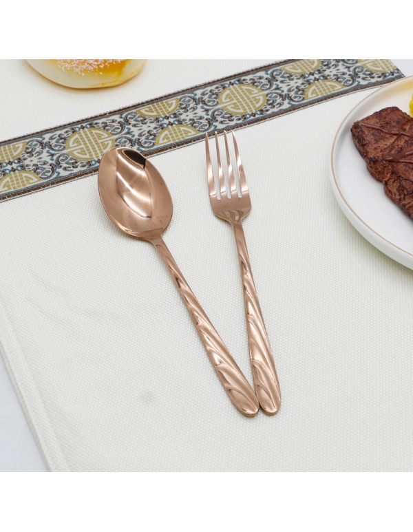 High Quality Stainless Steel Cuterly Set Spoon Folk And Table Knife Various Combination With Optional Giftbox RL-TW0084T-2