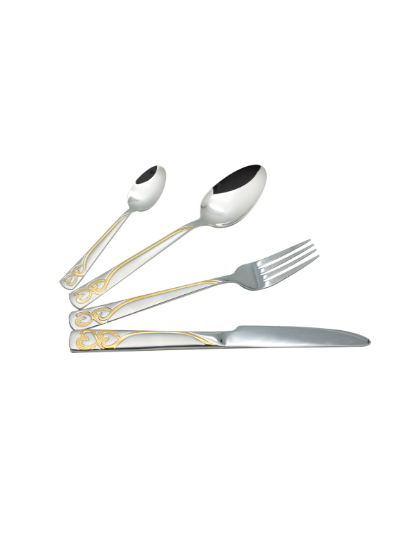 High Quality Stainless Steel Cuterly Set Spoon Folk And Table Knife Various Combination With Optional Giftbox RL-TW0144GS