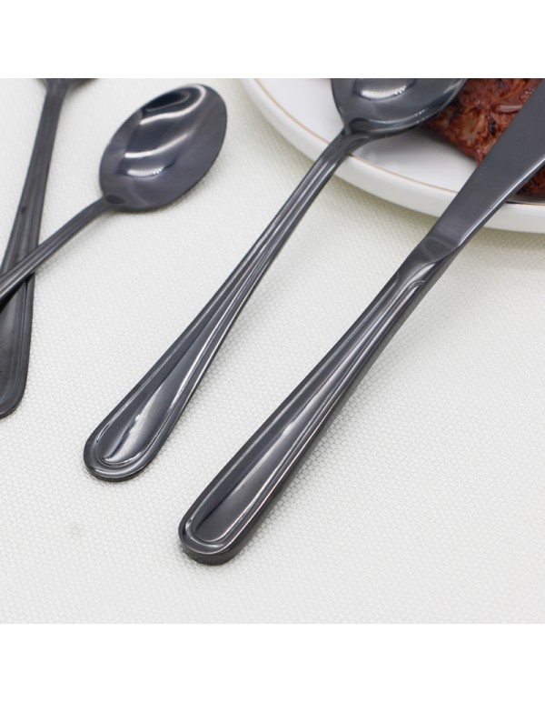 High Quality Stainless Steel Cuterly Set Spoon Folk And Table Knife Various Combination With Optional Giftbox RL-TW0200T-5