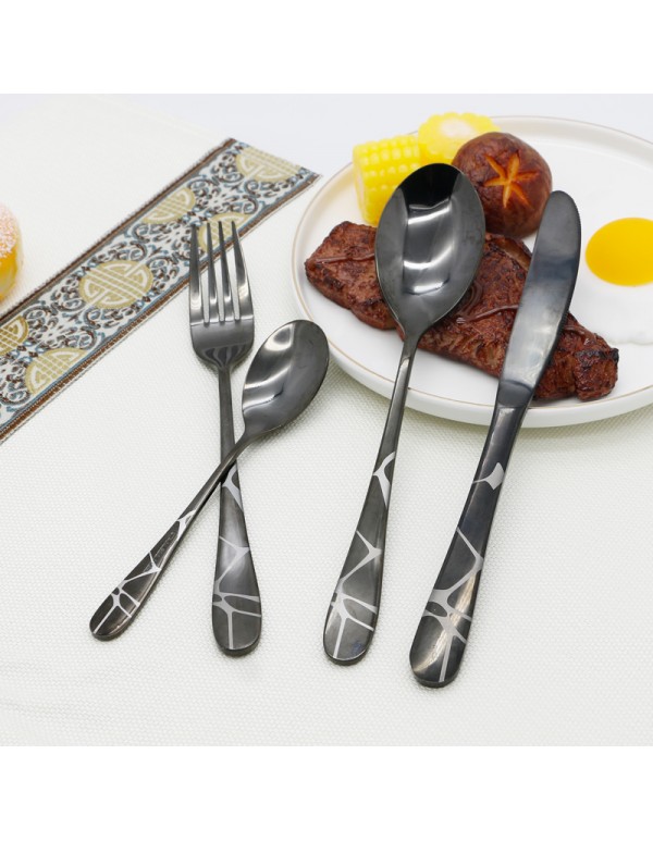 High Quality Stainless Steel Cuterly Set Spoon Folk And Table Knife Various Combination With Optional Giftbox RL-TW0201TL-1