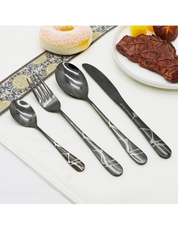 High Quality Stainless Steel Cuterly Set Spoon Folk And Table Knife Various Combination With Optional Giftbox RL-TW0201TL-1