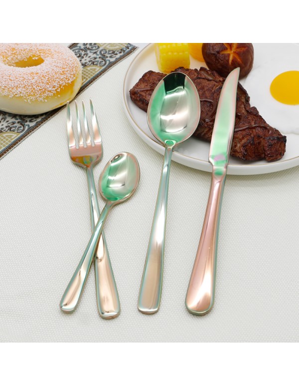 High Quality Stainless Steel Cuterly Set Spoon Folk And Table Knife Various Combination With Optional Giftbox RL-TW0203T-1