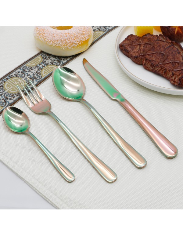 High Quality Stainless Steel Cuterly Set Spoon Folk And Table Knife Various Combination With Optional Giftbox RL-TW0203T-1