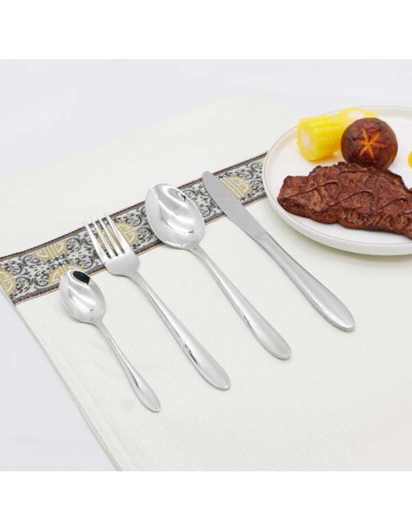 High Quality Stainless Steel Cuterly Set Spoon Folk And Table Knife Various Combination With Optional Giftbox RL-TW0208