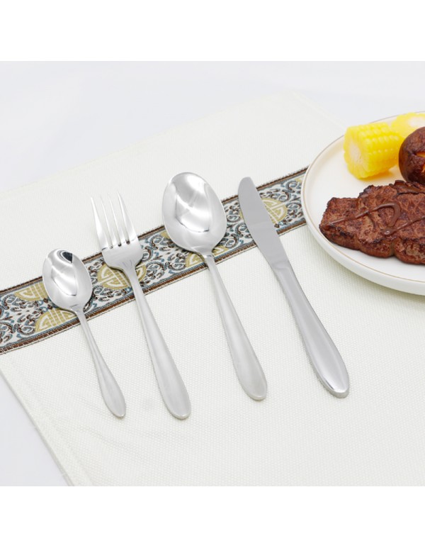 High Quality Stainless Steel Cuterly Set Spoon Folk And Table Knife Various Combination With Optional Giftbox RL-TW0208