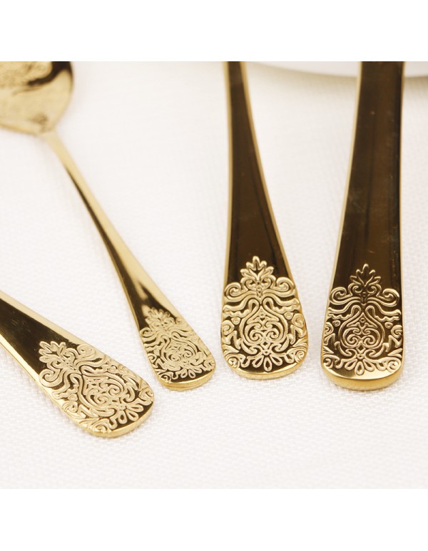 High Quality Stainless Steel Cuterly Set Spoon Folk And Table Knife Various Combination With Optional Giftbox RL-TW320G