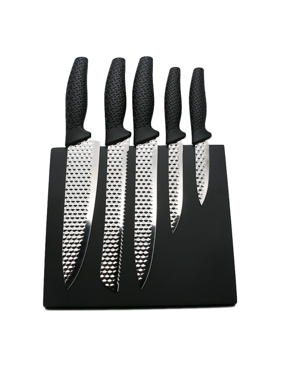 Non-Sticky Coating Stainless Steel Kitchen Home Knife Set RL-NKF001