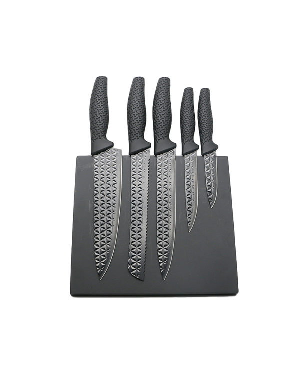 Non-Sticky Coating Stainless Steel Kitchen Home Knife Set RL-NKF002